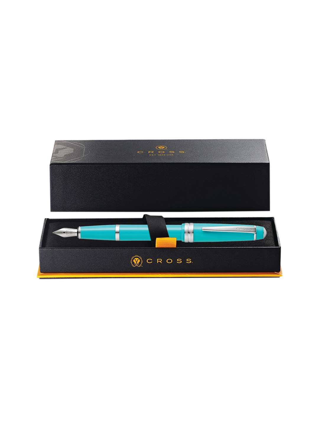 Cross Polished Teal Resin Bailey Light Fountain Pen
