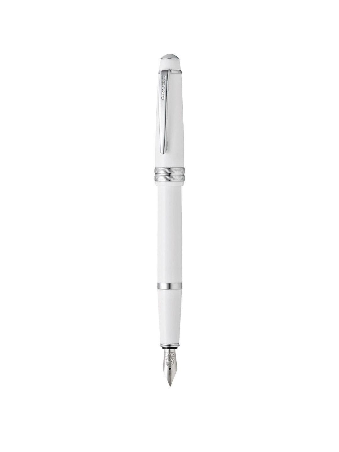 Cross Polished White Resin Bailey Light Fountain Pen