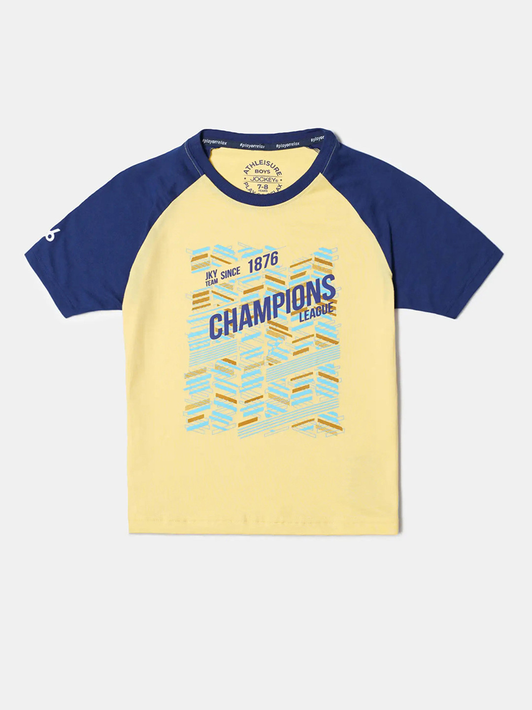 Jockey Boys Super Combed Cotton Printed Tshirt-AB19