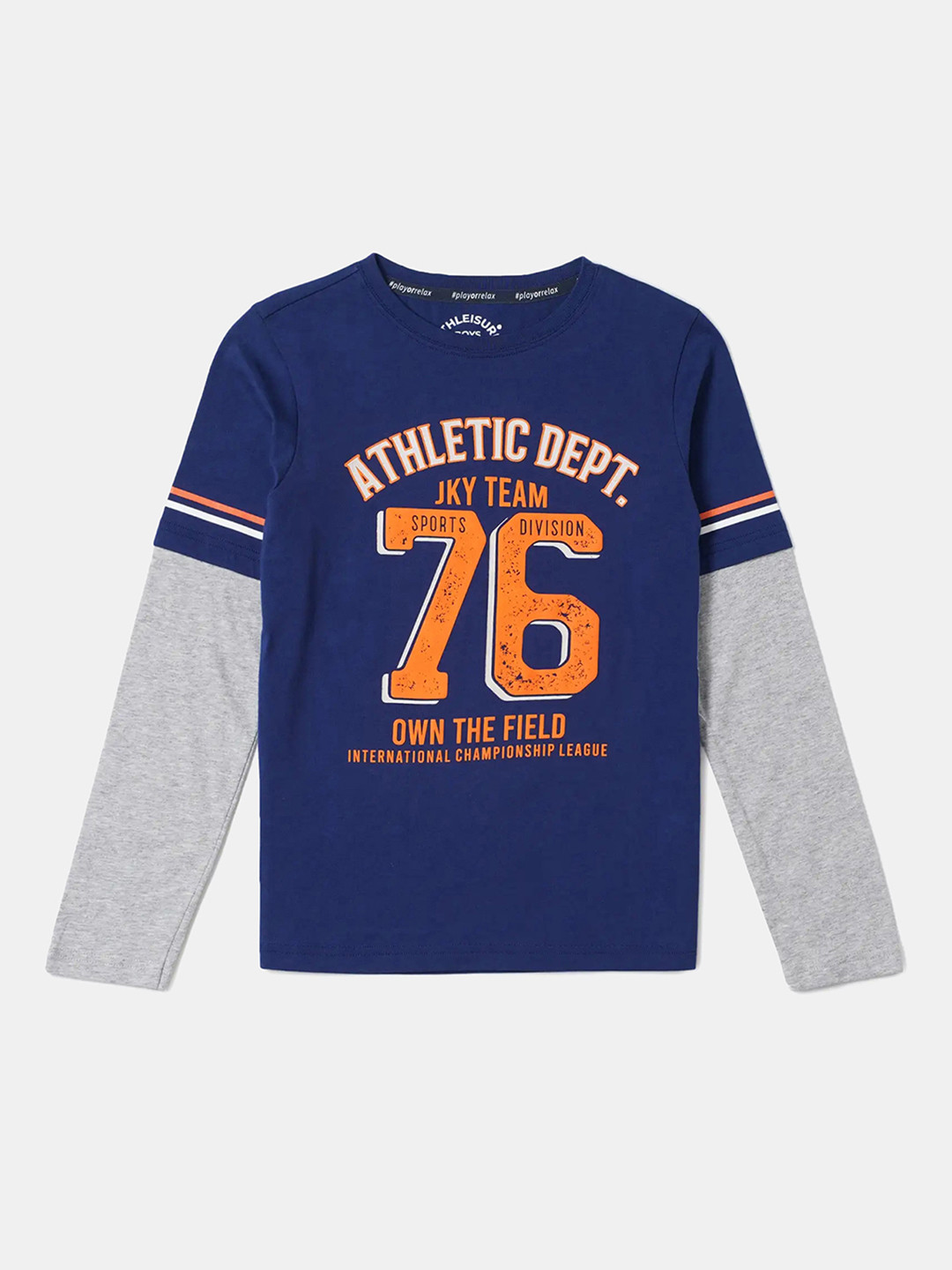 Jockey Boys Super Combed Cotton Printed Tshirt-AB33