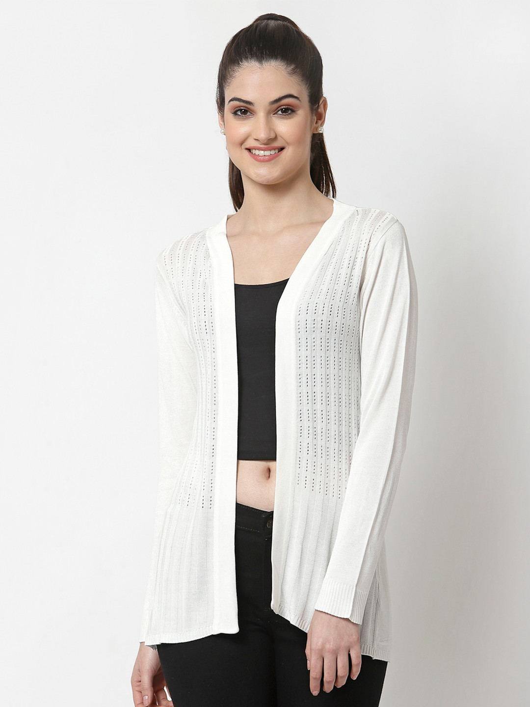 Style Quotient Women White Shrug