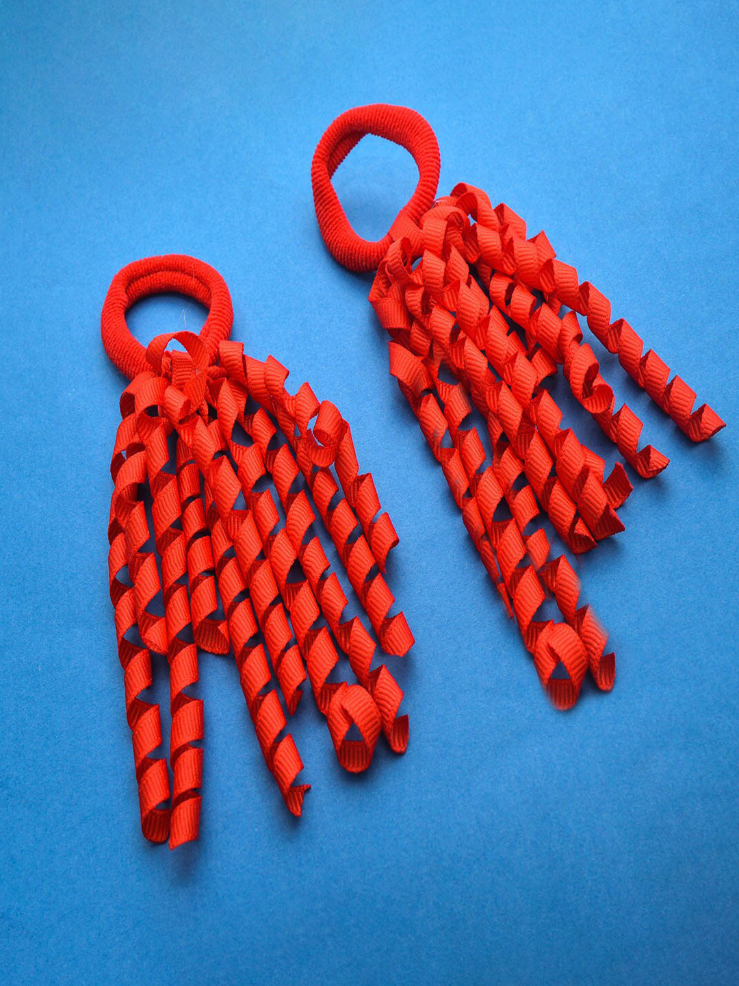 Jewelz Women Red Set of 2 Ponytail Holders