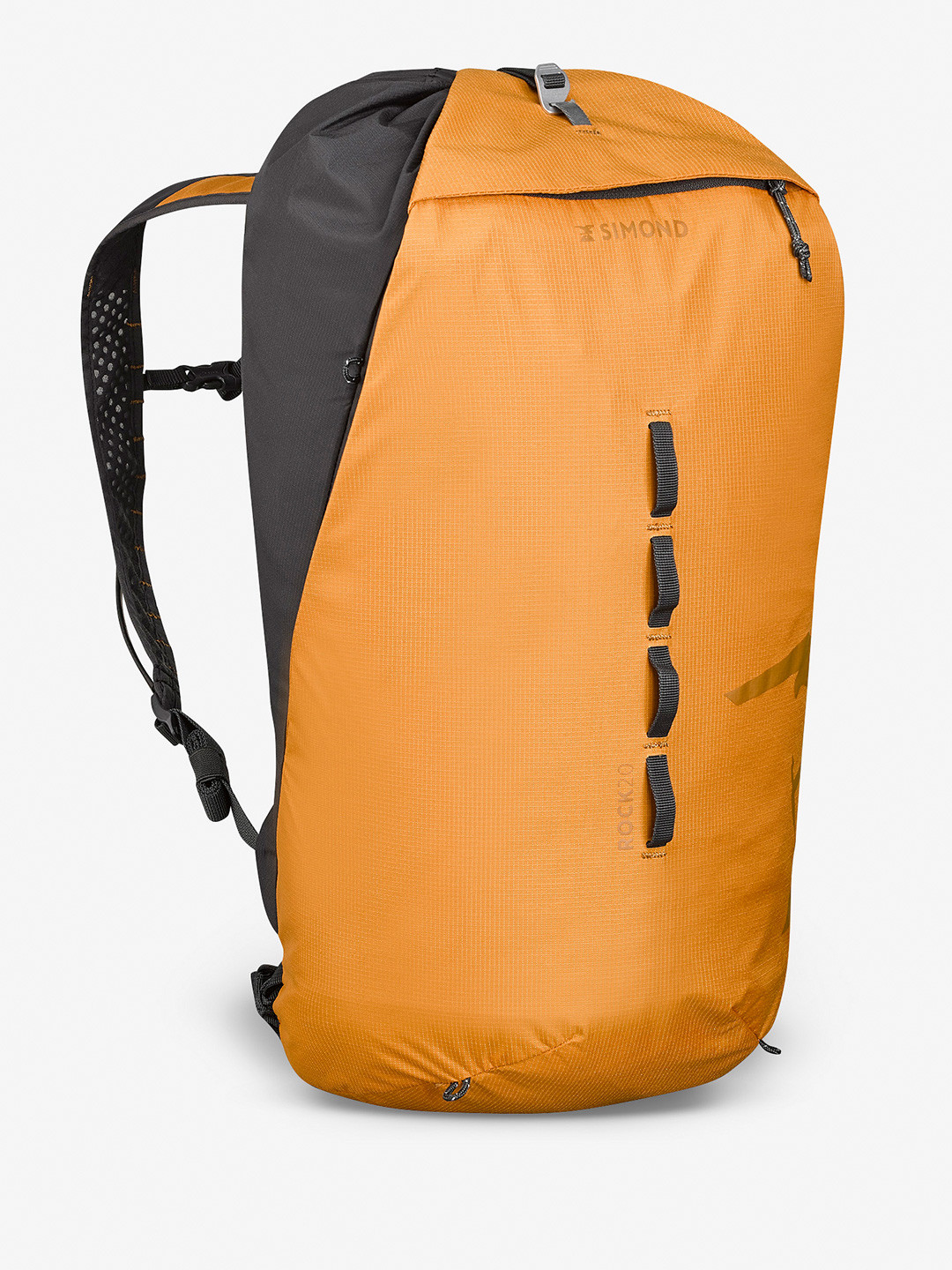 Decathlon Simond Orange Climbing Backpack 20L With Rope & Helmet Holder