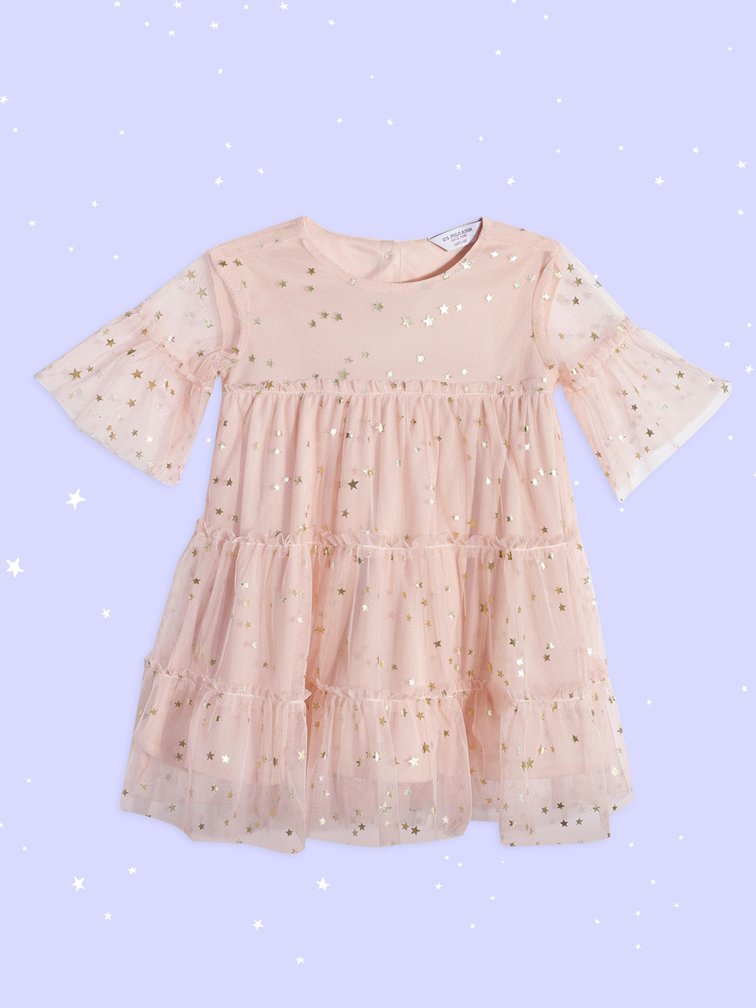U S Polo Assn Kids Pink Dress