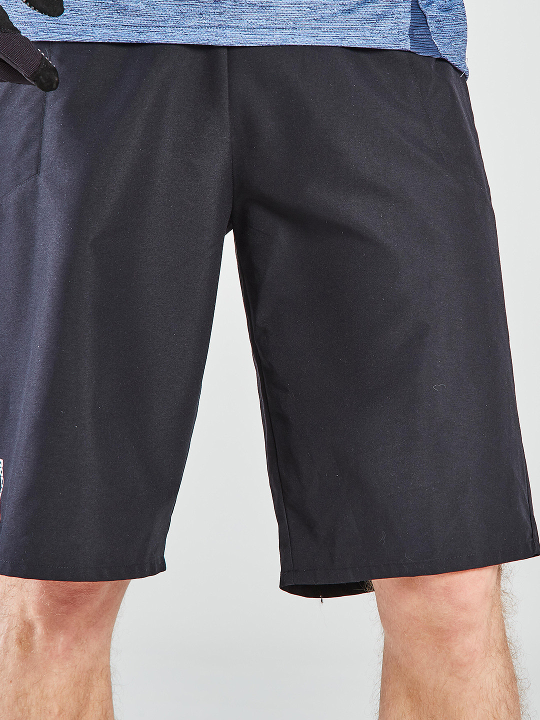 Decathlon Men Black Mountain Biking Padded Shorts - Advance
