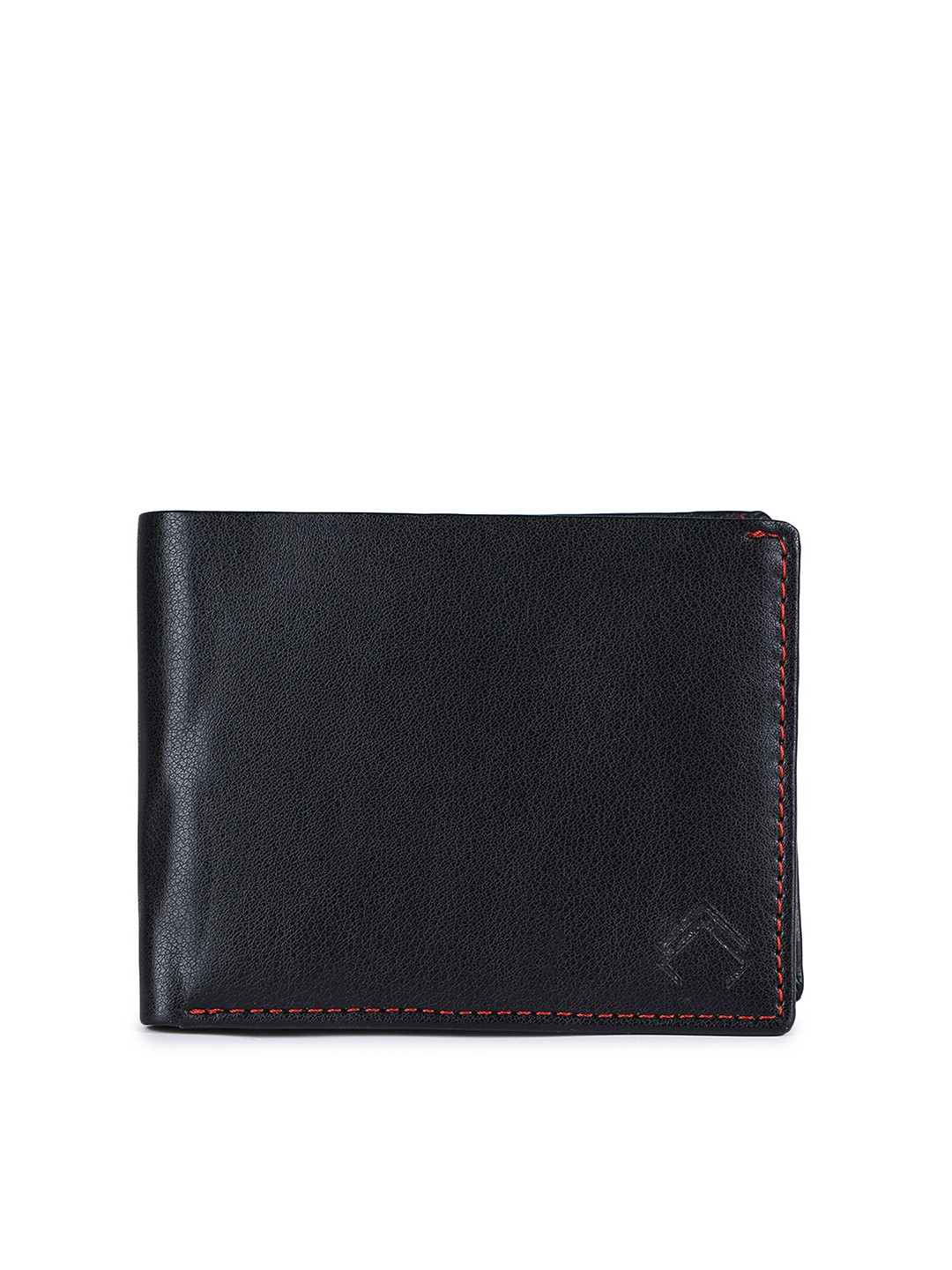 ALLY CARTER Men Black Two Fold Wallet
