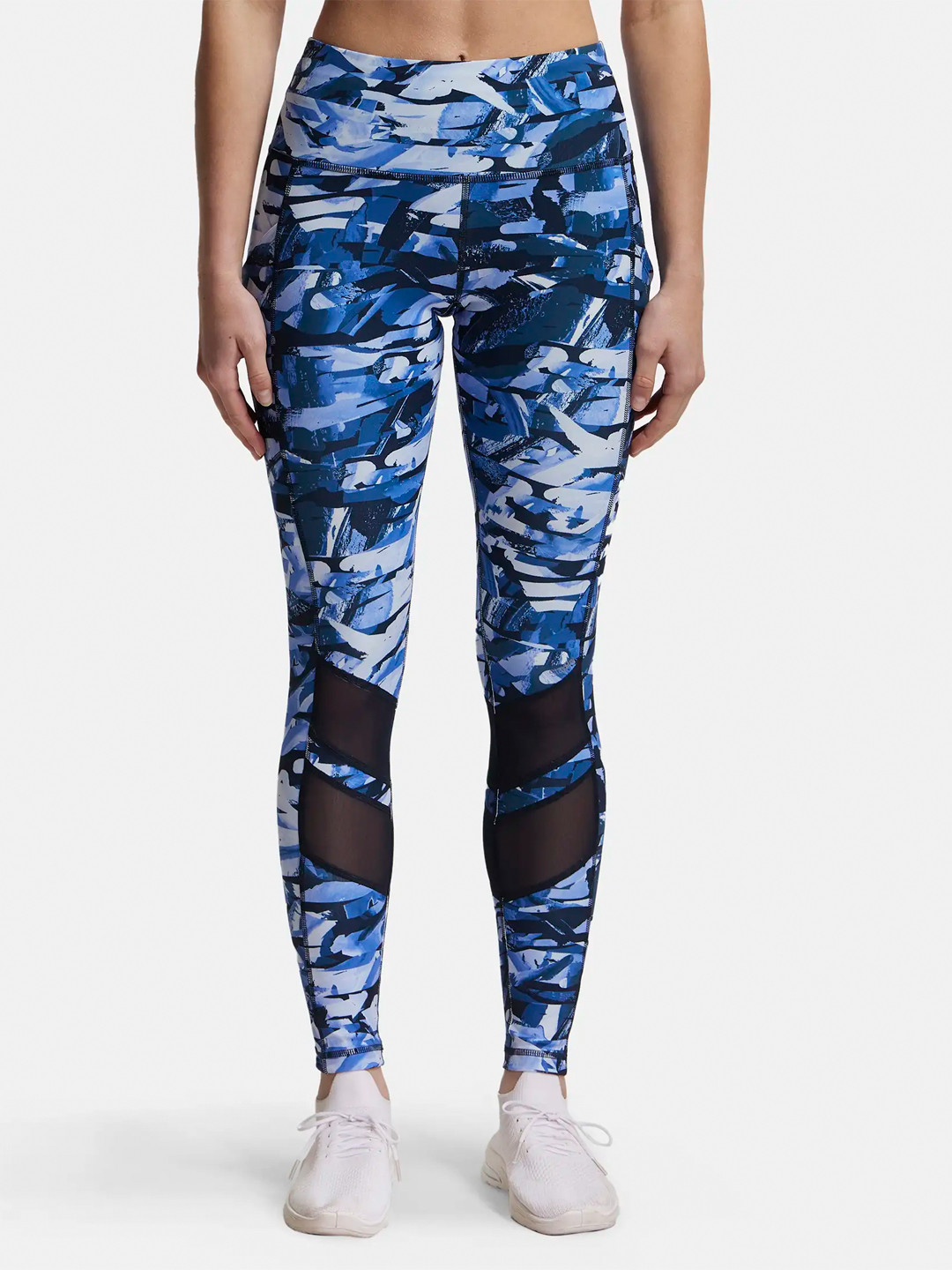 Jockey Microfiber Stretch Performance Leggings with Breathable Mesh-MW38