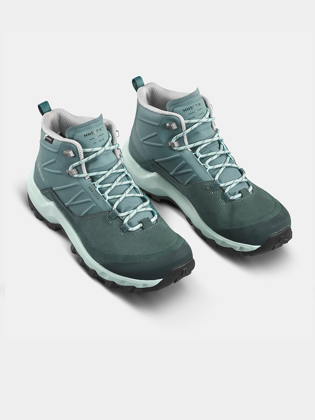 Decathlon Quechua - Women Green MH500 Waterproof Hiking Shoes