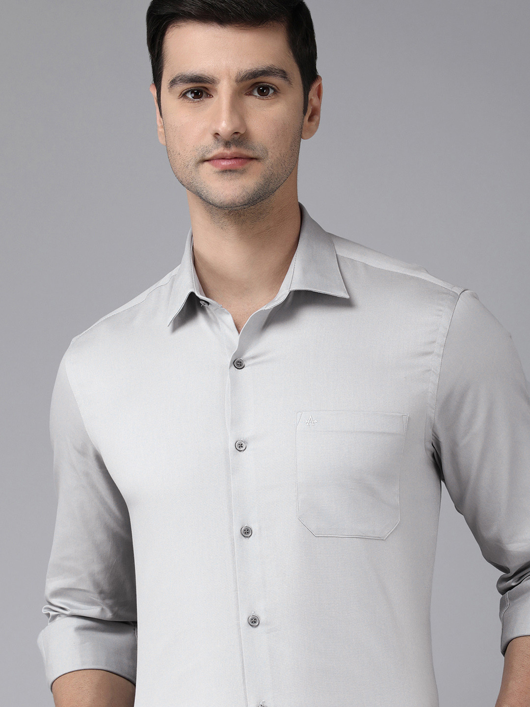 Arrow Men Grey Original Slim Fit Formal Shirt