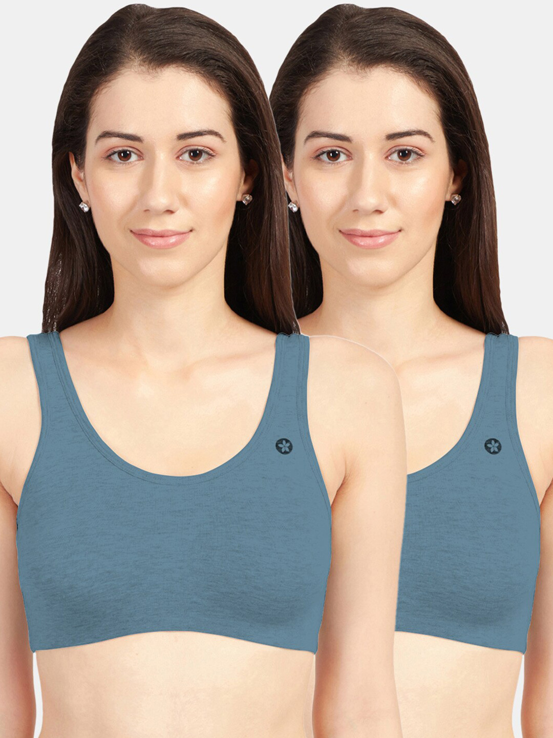 Sonari Grey Non Padded Non Wired Full Coverage Cami Bra