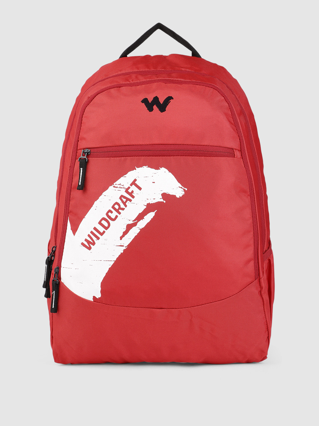 Wildcraft Unisex Red & White Brand Logo Printed Backpack