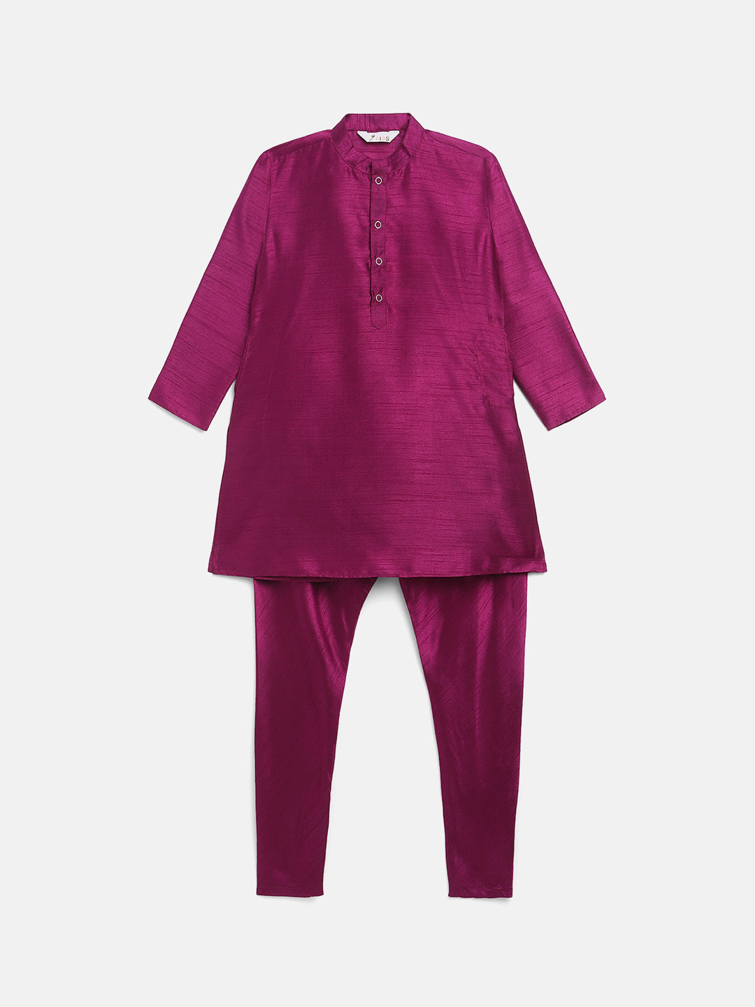 Boys Purple Kurta with Churidar