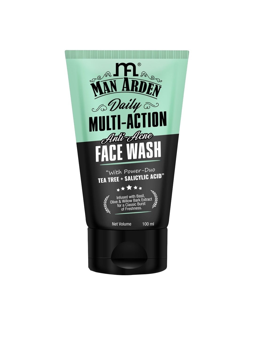 Man Arden Daily Multi-Action Anti Acne Face Wash Tea Tree, Salicylic Acid -100ml