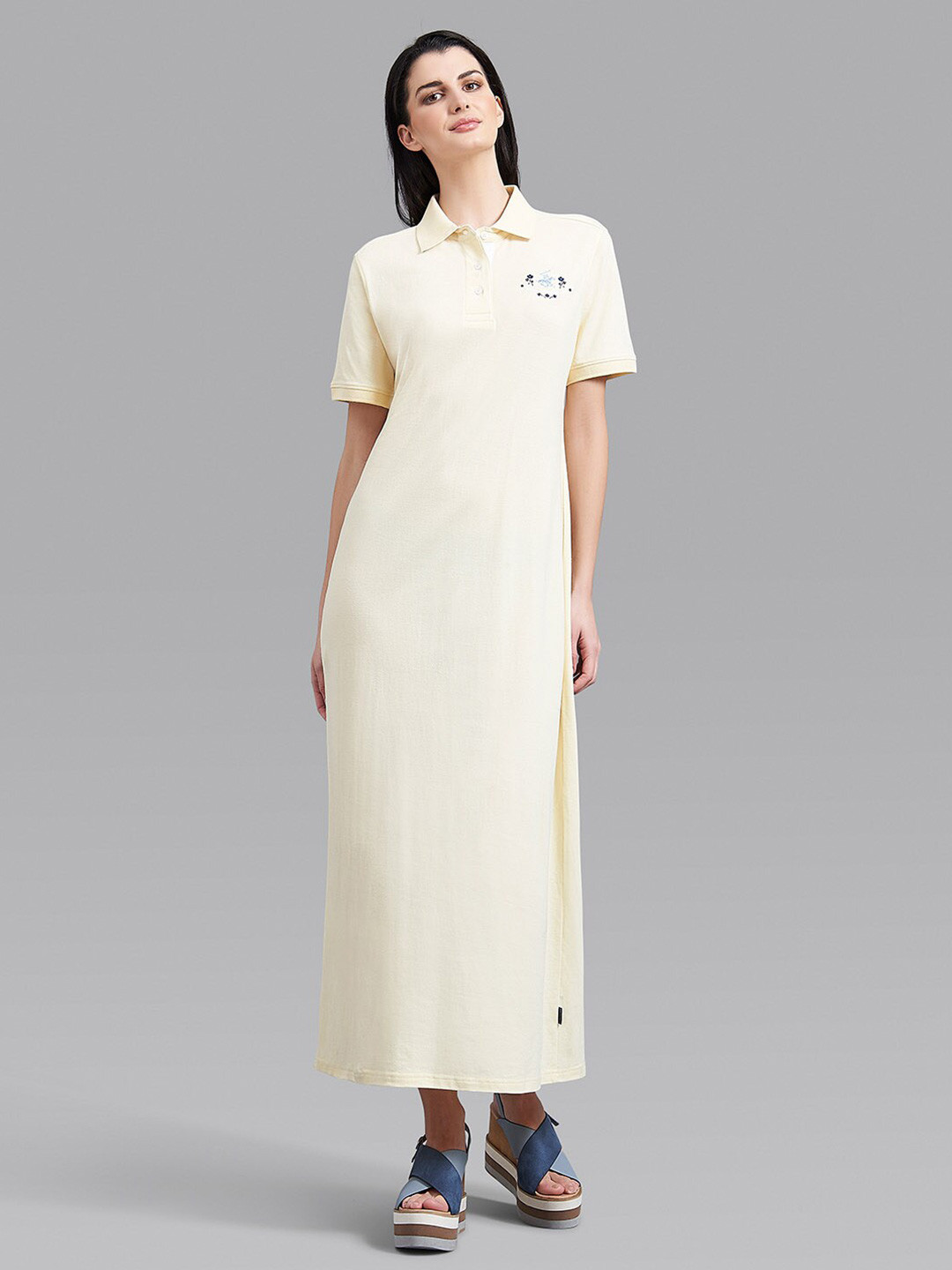 Beverly Hills Polo Club Yellow T Shirt Dress