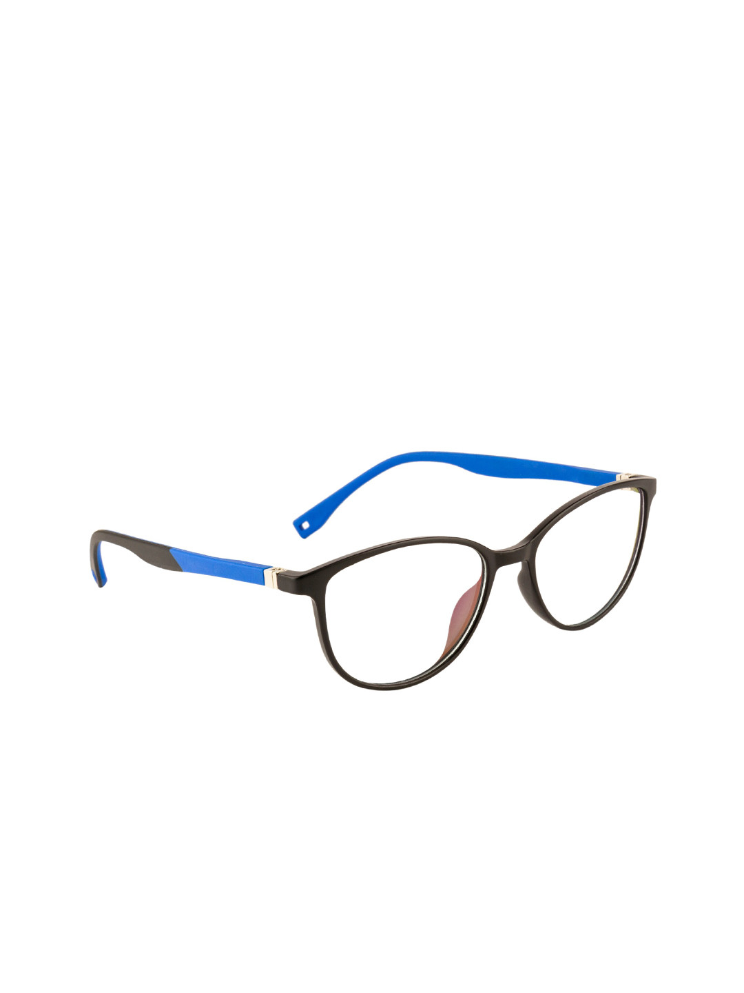 Gold Berg Women Black & Blue Full Rim Cateye Frames Eyeglasses