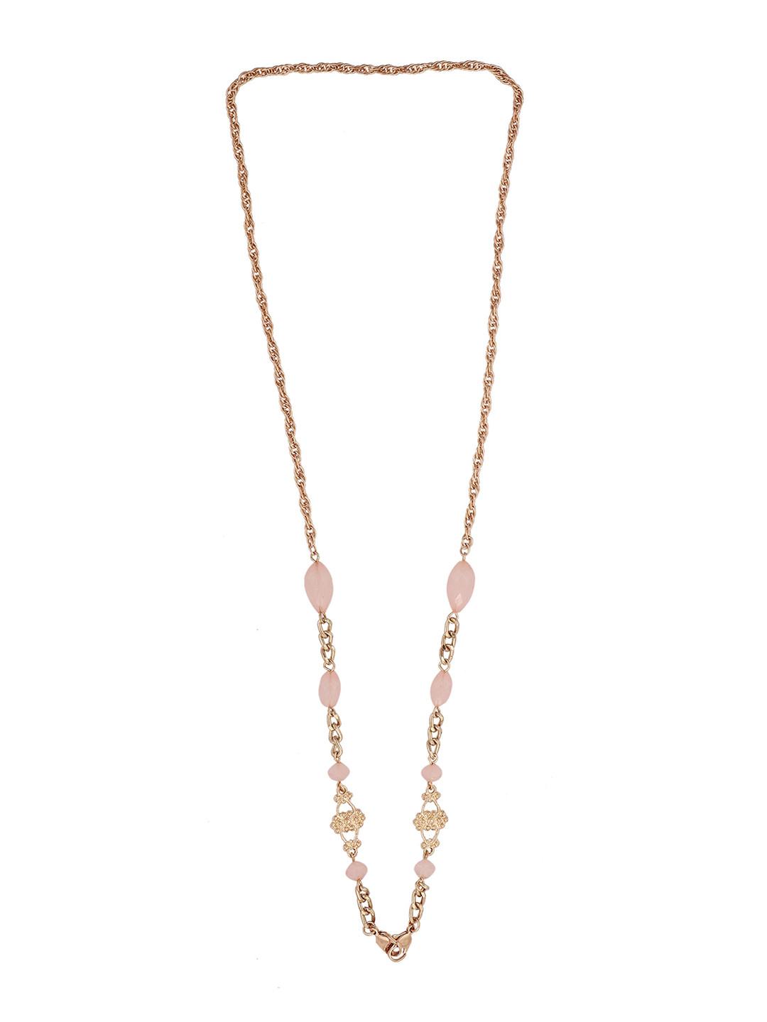 MASQ Women Gold-Toned Beaded Mask Chain