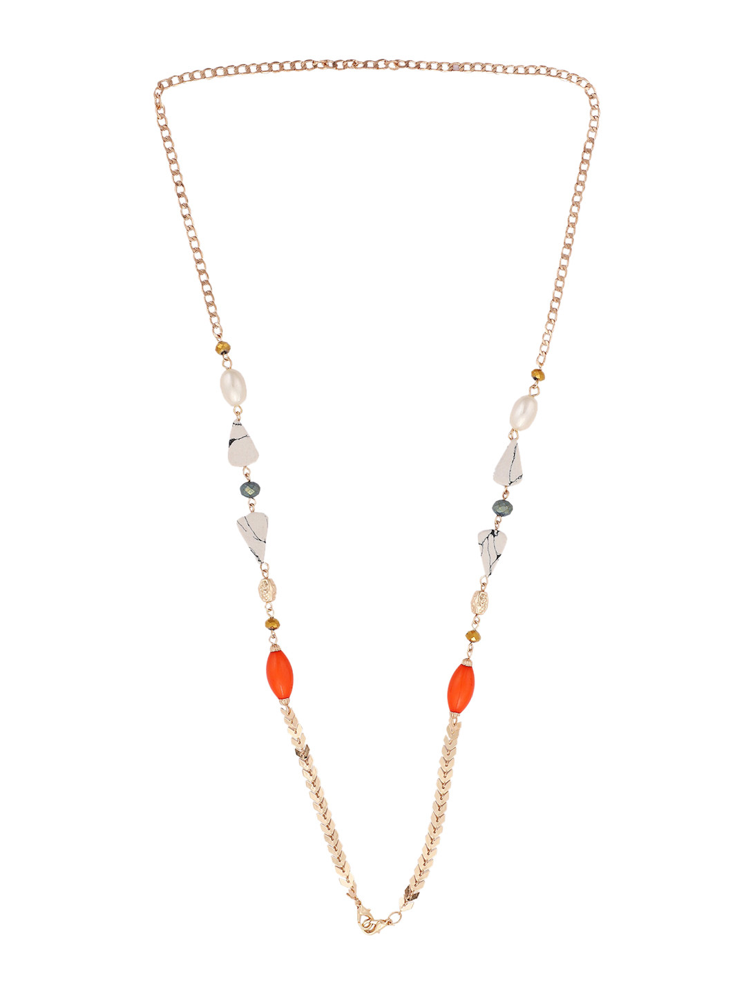 MASQ Gold Toned Mask & Eye Glasses Chain