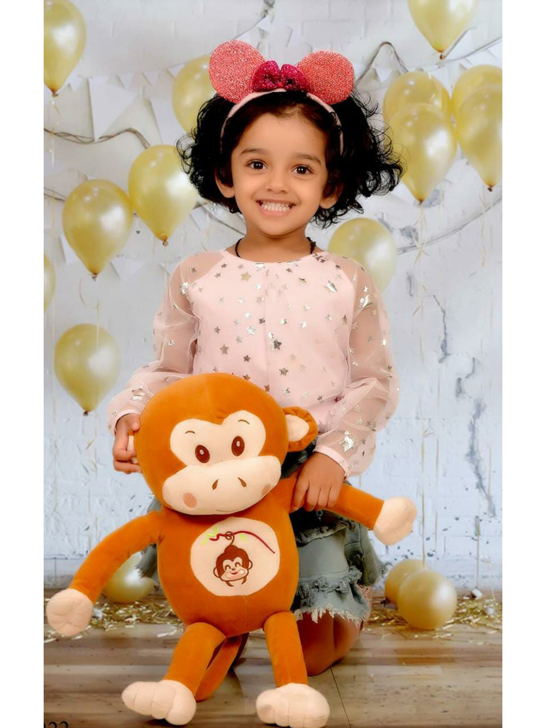 DearJoy Camel Brown Monkey Plush Soft Toy