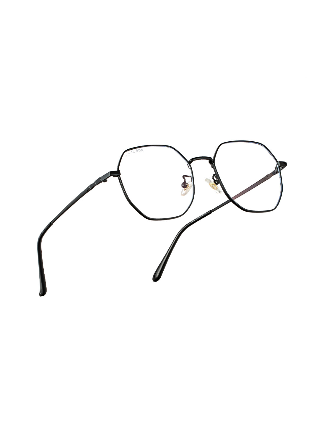 ROYAL SON Unisex Black & Gold-Toned Full Rim Round Frames SF0019-C1-Black