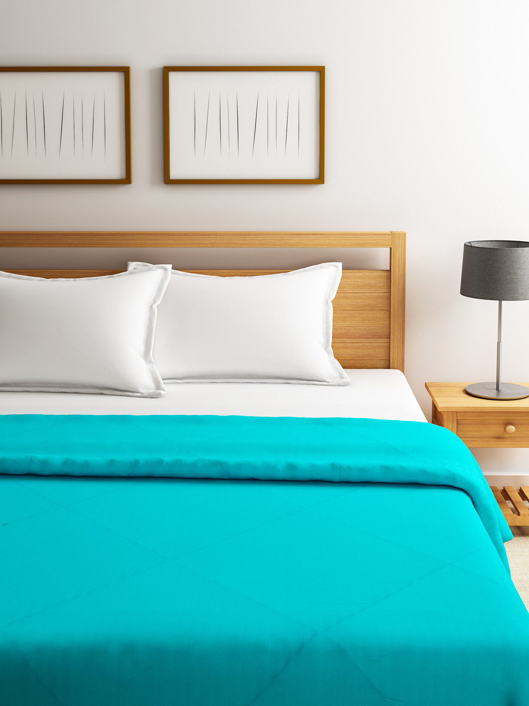 SWAYAM Blue Winter Double Comforter