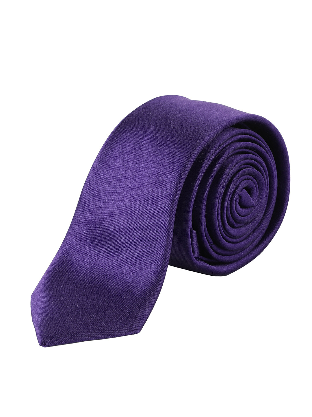 Alvaro Castagnino Men Purple Skinny Tie