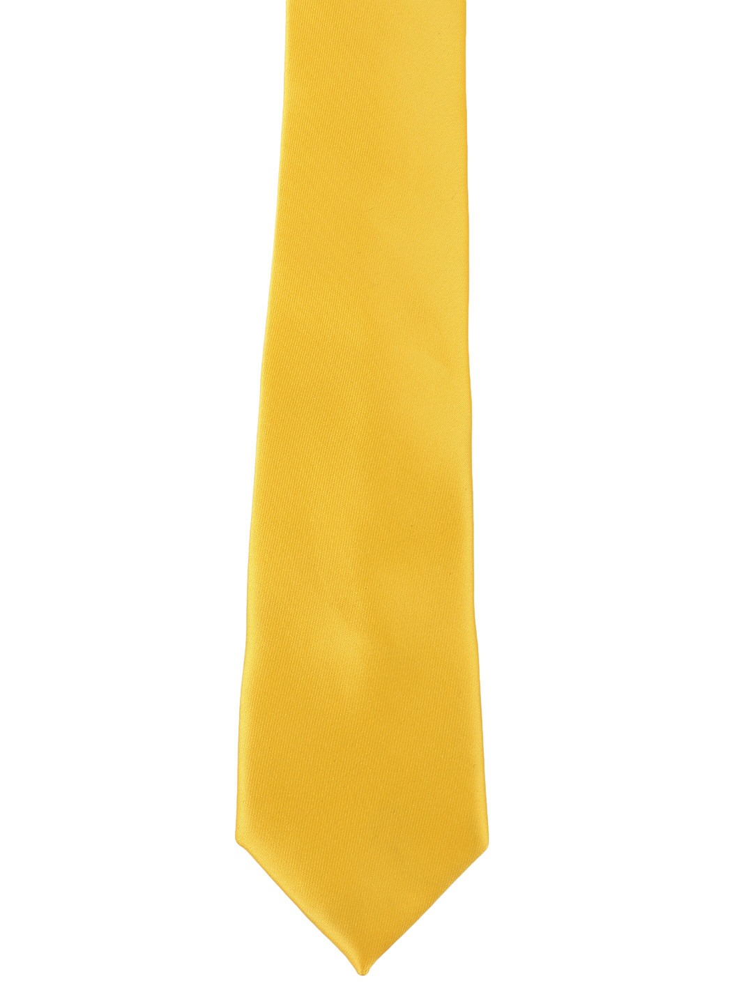Alvaro Castagnino Men Yellow Skinny Tie