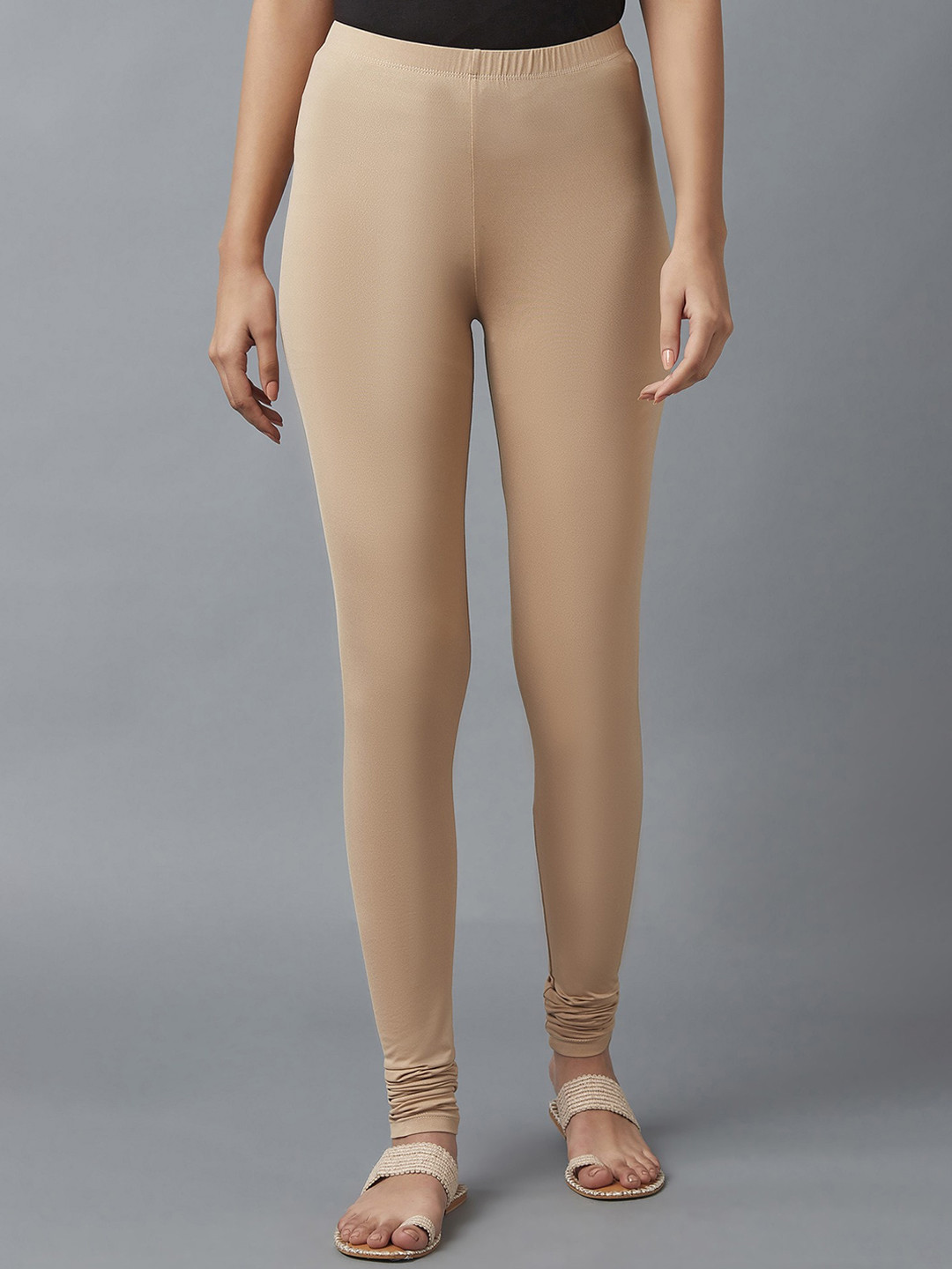 elleven Women Brown Skin Fit Churidar