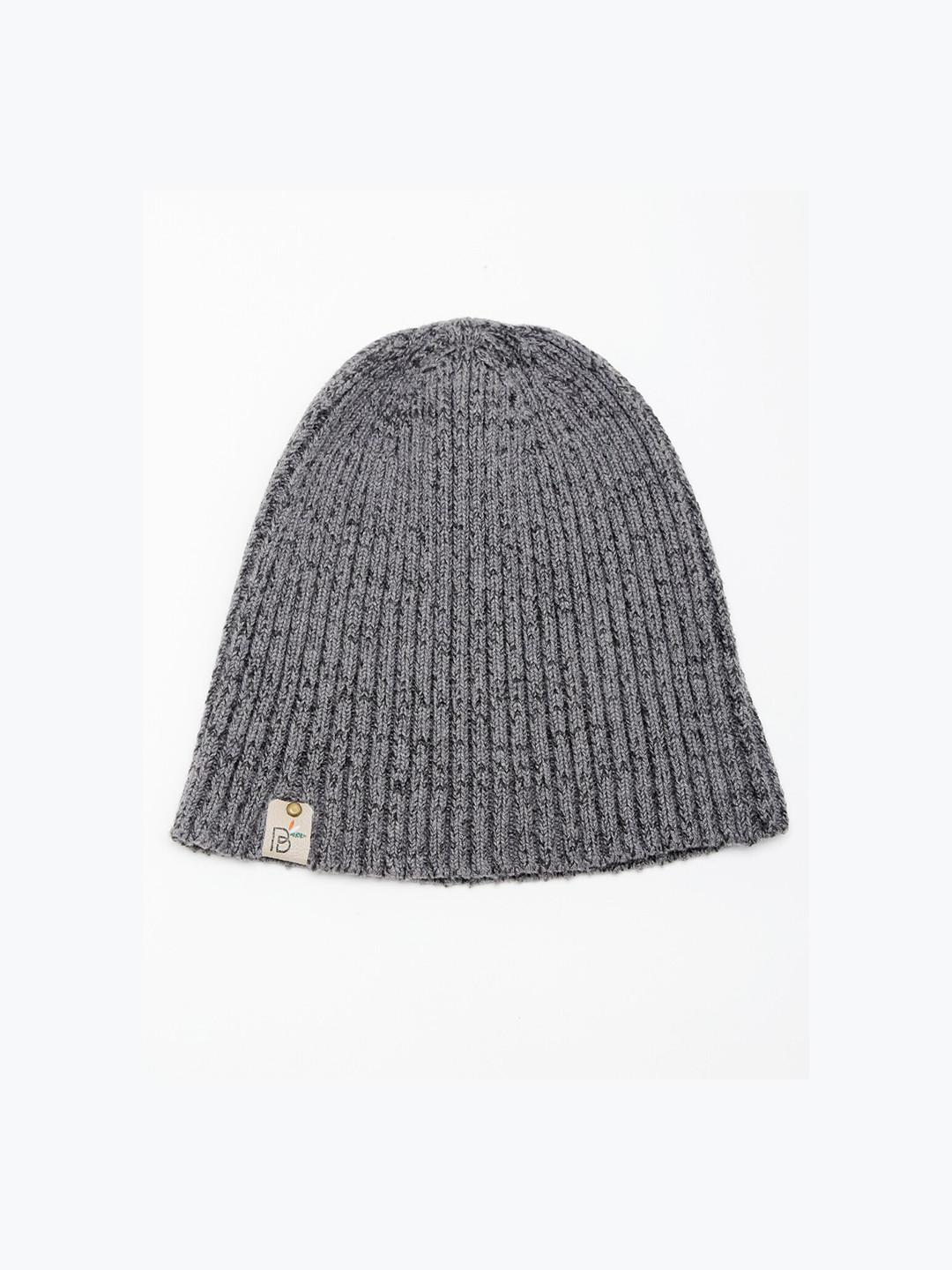 Bharatasya Men Grey Cotton Knitted Gym Beanie