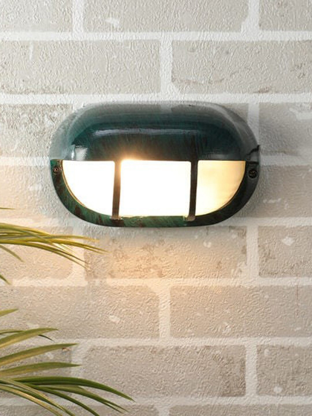Fos Lighting Green Outdoor Bulkhead Light