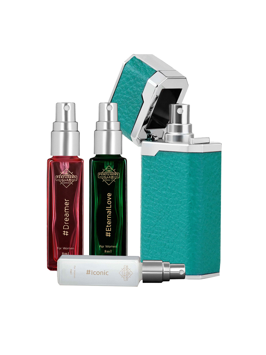 PERFUMERS CLUB Women Lightr Set Of 3 #Dreamer, #EternalLove & #Iconic Carry EDP