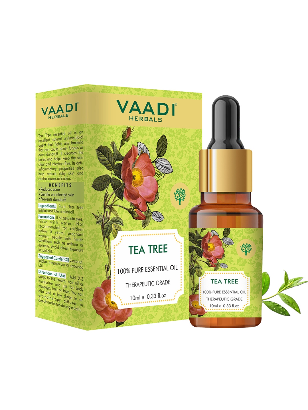 Buy Vaadi Herbals Tea Tree Essential Oil 100 Pure Therapeutic Grade 10 ml Massage Oils for Unisex 17113170 Myntra