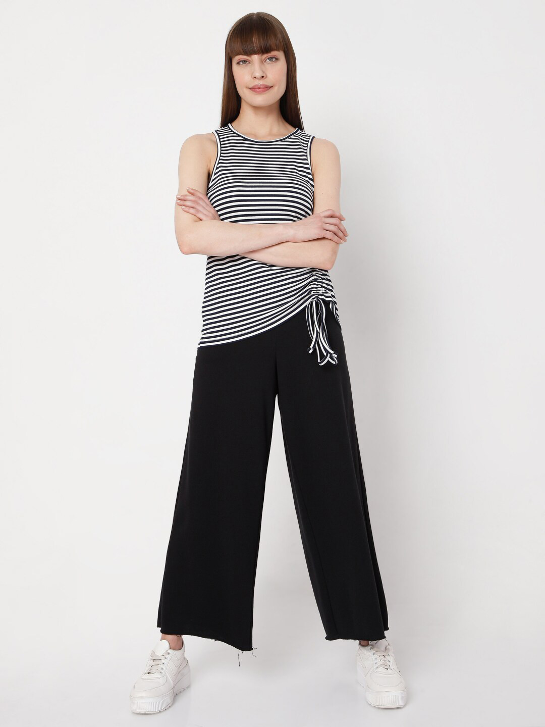 Vero Moda Black Striped Top