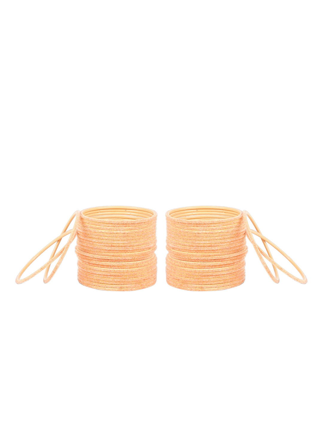 Arendelle Girls Set of 48 Peach Bangles