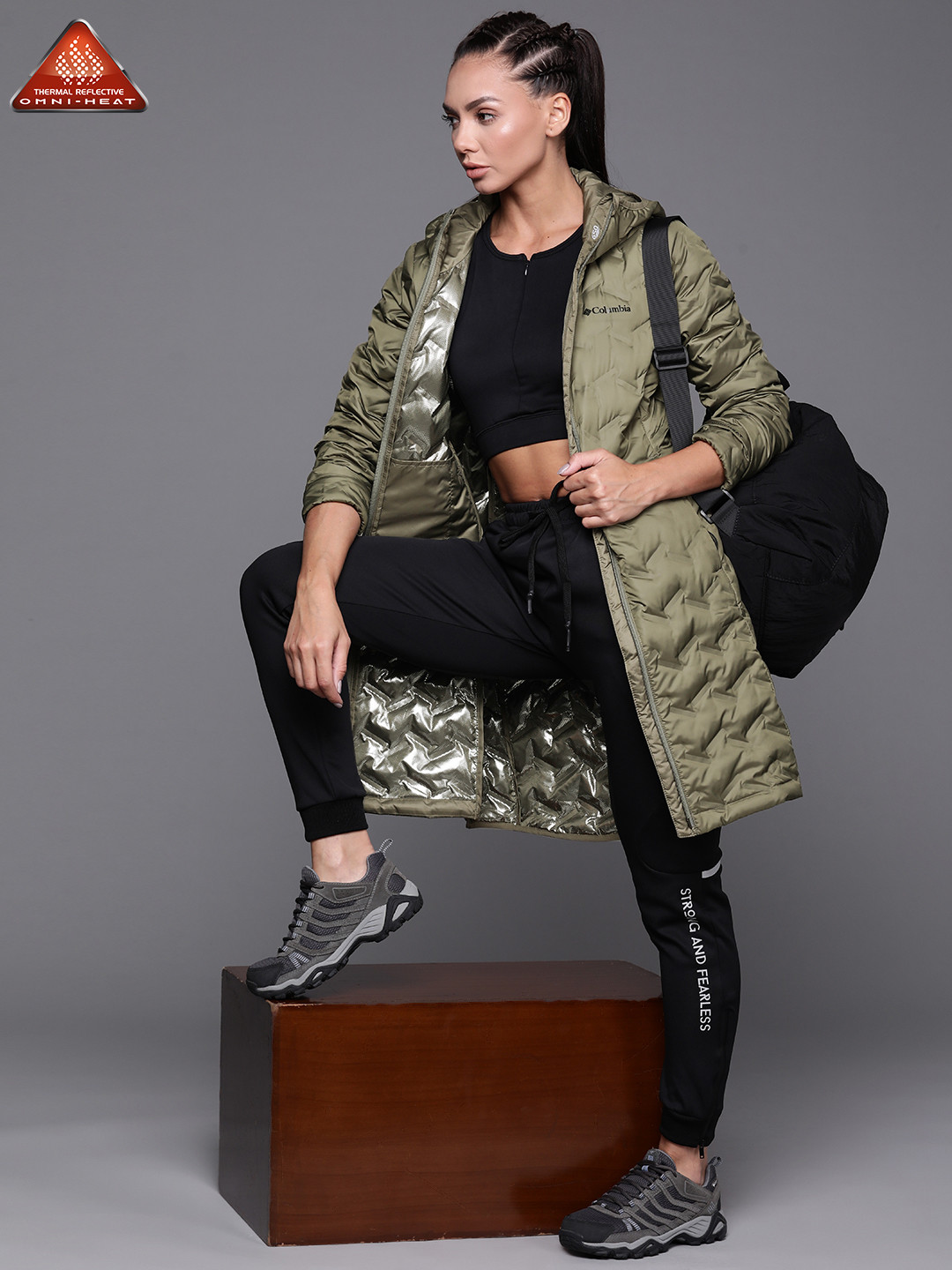 Columbia Women Delta Ridge Long Down Jacket