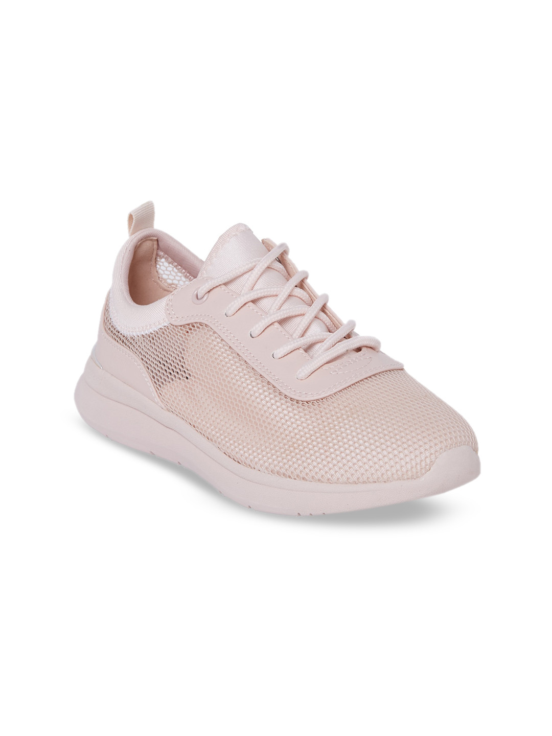 Call It Spring Women Pink Woven Design Sneakers
