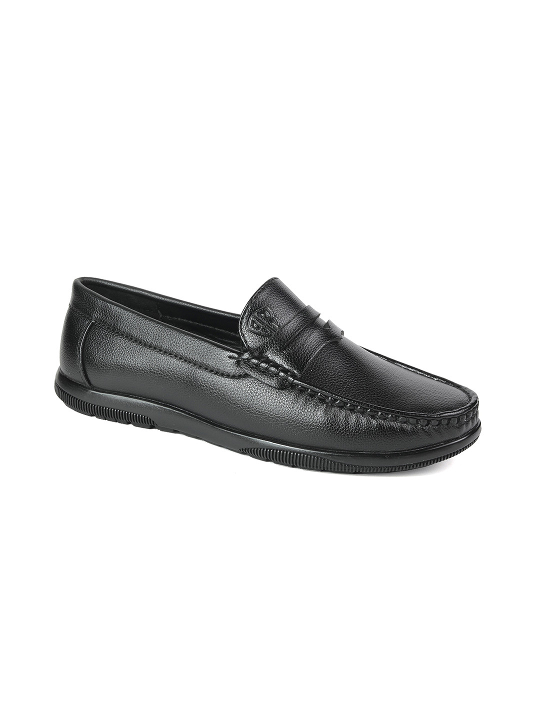 BRATVA Men Black Loafers