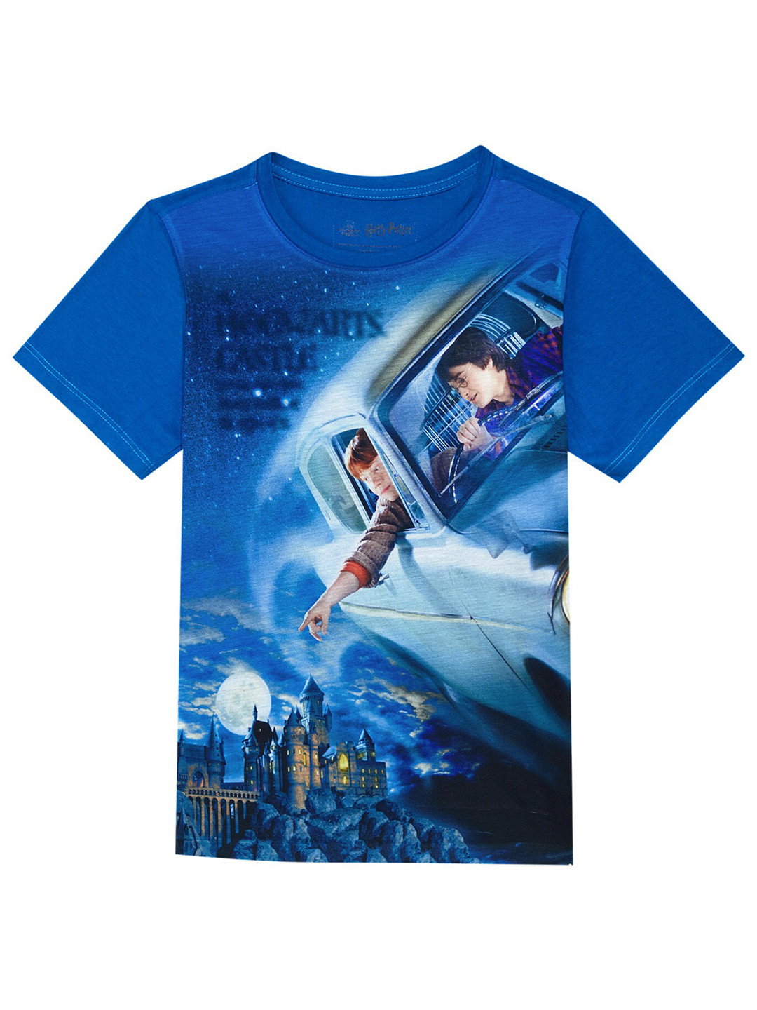 Harry Potter by Wear Your Mind Boys Black & Beige Harry Potter Printed T-shirt