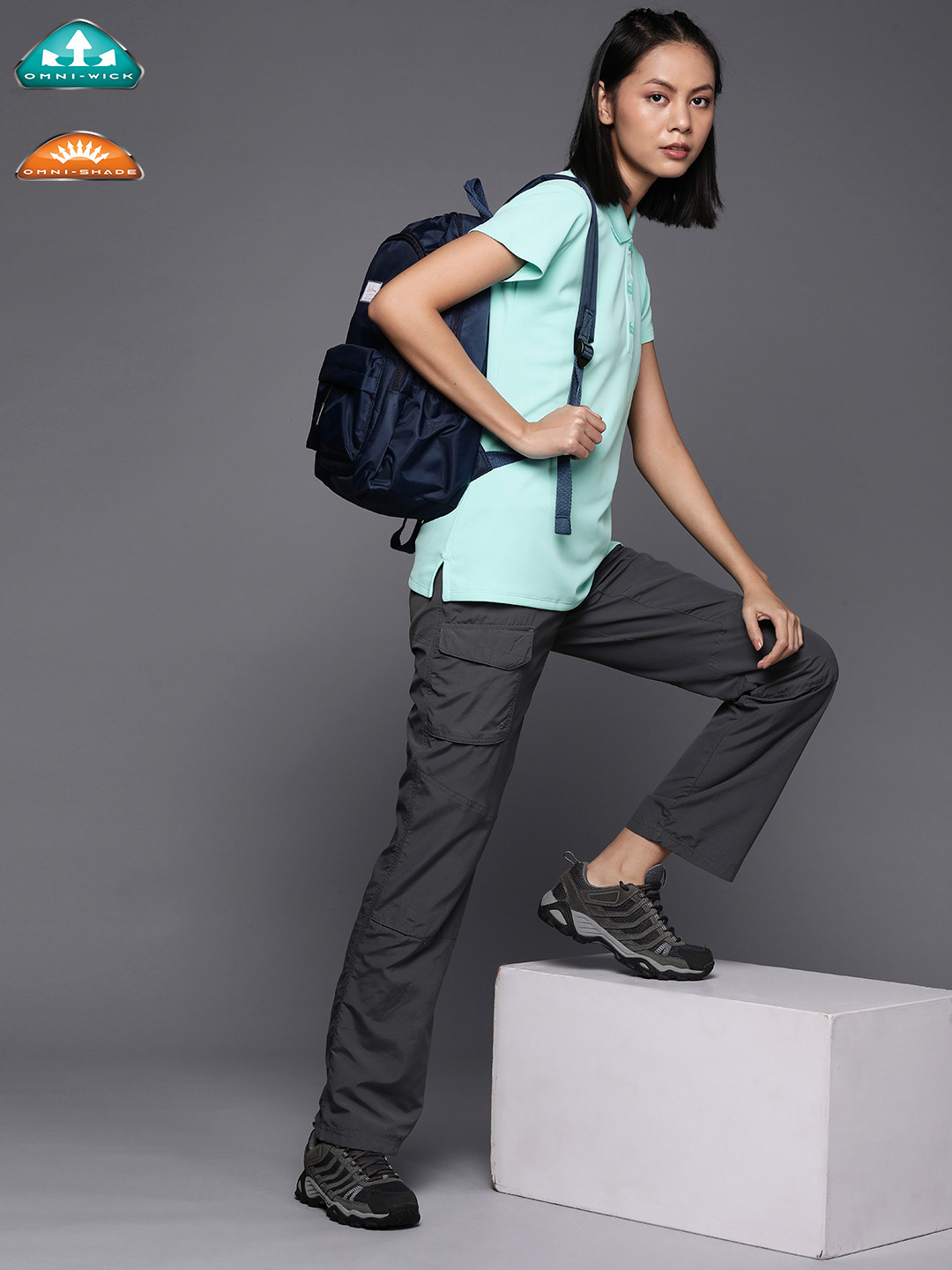 Columbia Women Innisfree Polo UPF-50 Omni-Wick & Omni-Shade T-shirt