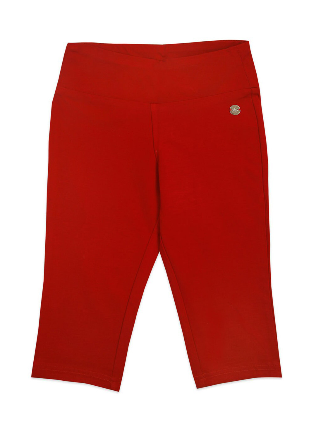 Tiny Girl Girls Red Cotton Capris