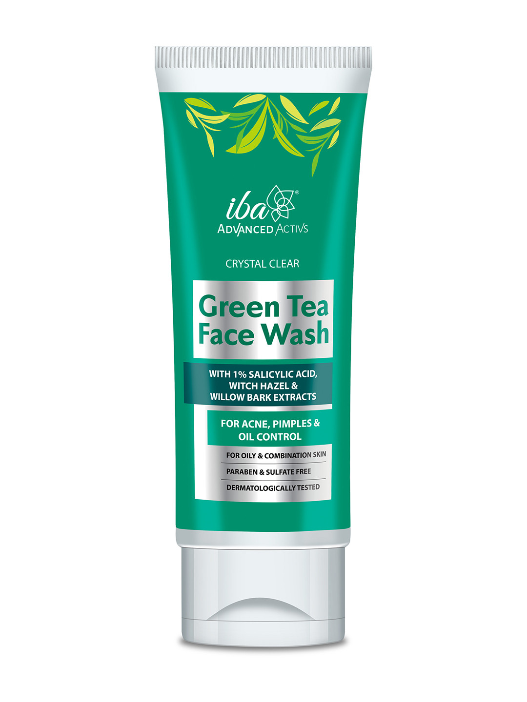 Iba Advanced Activs Acne, Pimples & Oil Control Crystal Clear Green Tea Face Wash 100 ml