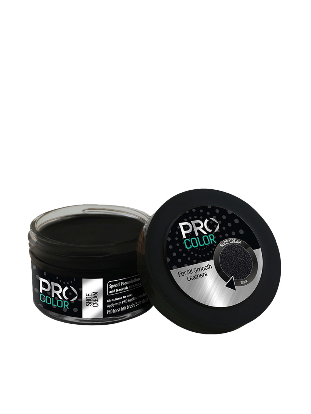 PRO Set Of 3 Black Shoe Polish Cream Neutral Cream & Brush