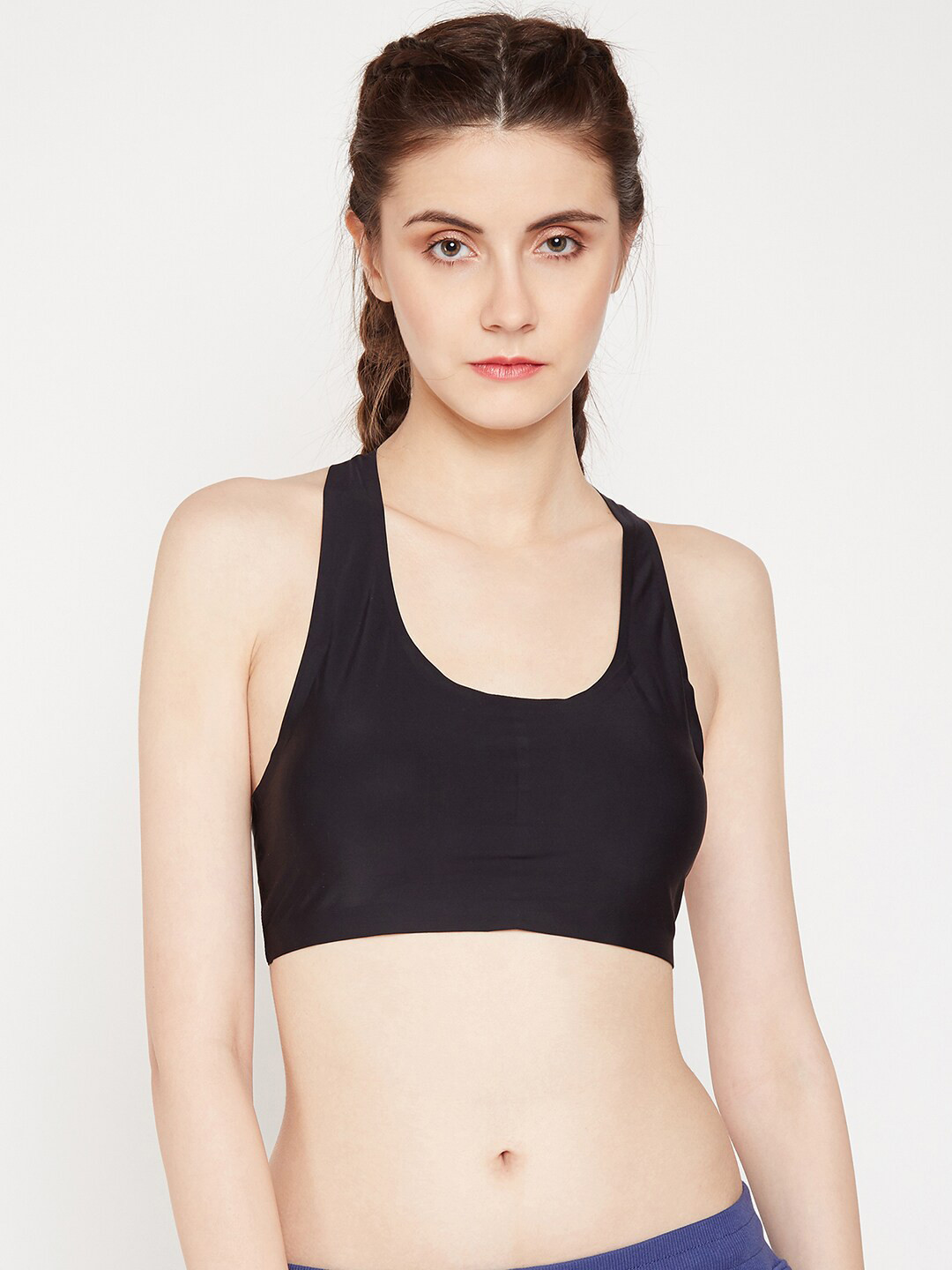 Lebami Black Seamless Styled Back Bra