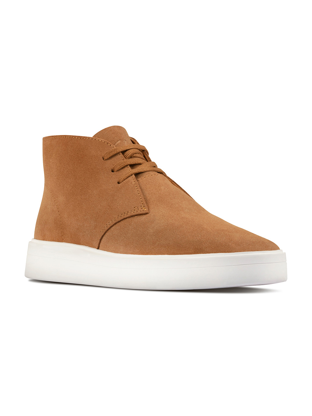 Clarks Women Tan Suede Flat Boots