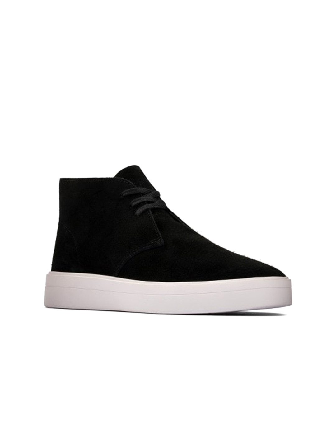 Clarks Women Black Suede Slip-On Sneakers