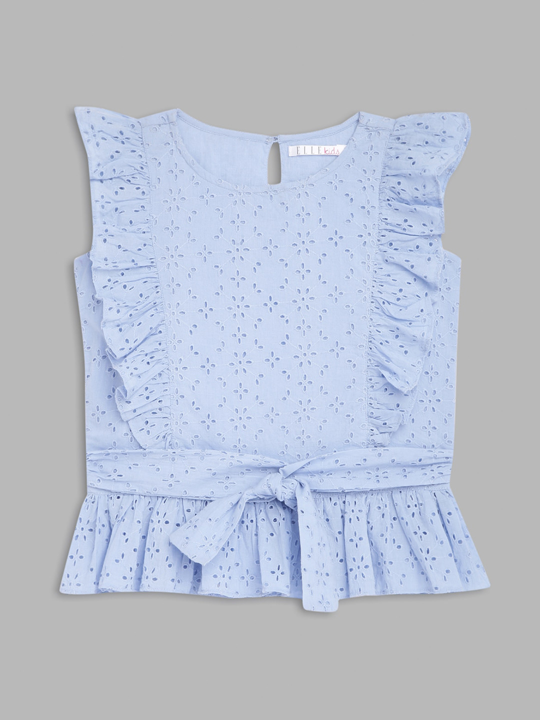 ELLE Kids Blue Ruffles Top