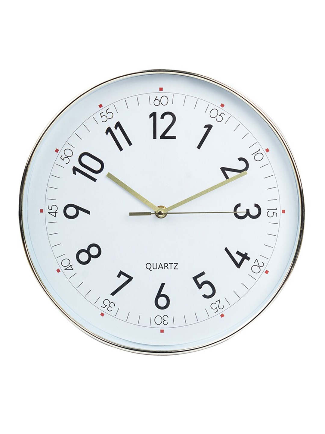 MARKET99 White & Black Handcrafted Contemporary Wall Clock