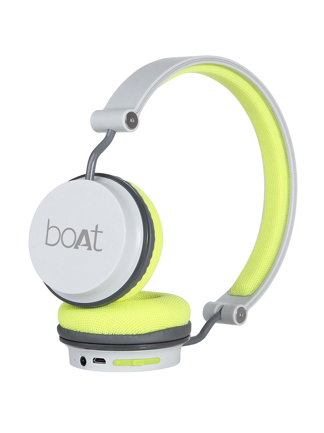boAt Rockerz 400 M Grey   Green Wireless Headphone with Super Extra Bass