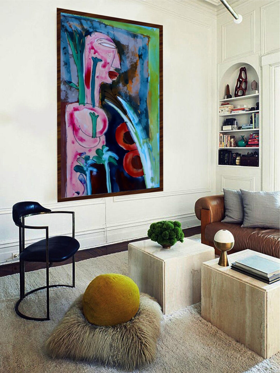 The Art House Abstract Paper Wall Rectangle Paintings Wall Art - 30 x 40 In