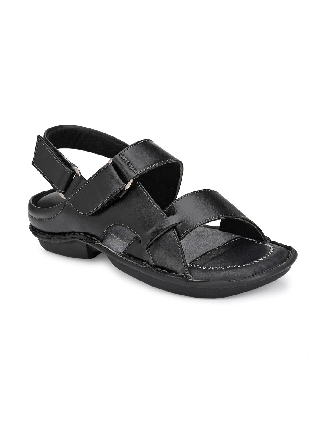 SOFTIO Men Black Comfort Sandals