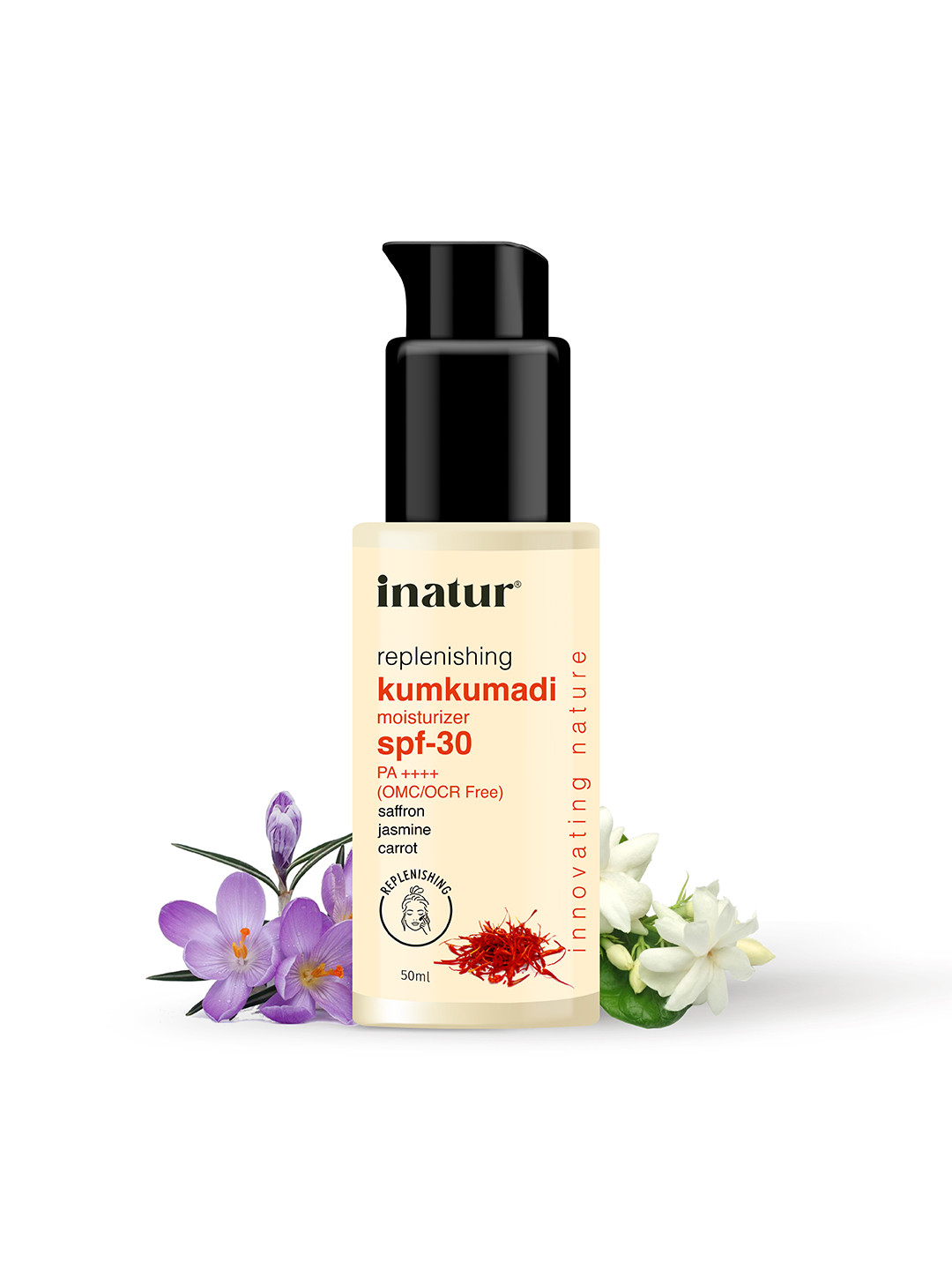 Inatur SPF 30 Kumkumadi Day Cream for Skin Repair - 50g